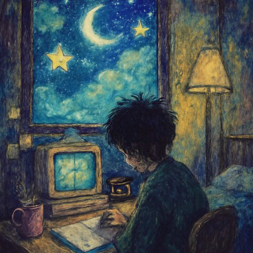 moon and stars